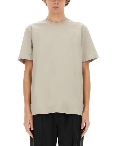 Helmut Lang T-Shirt With Logo - Gray