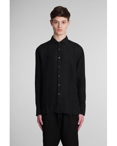 120% Lino Shirt - Black