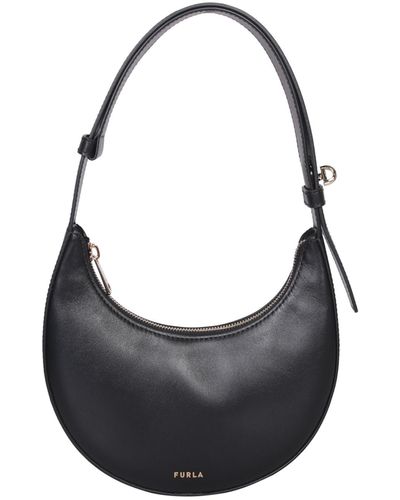 Furla Delizia Mini Leather Bag - Black