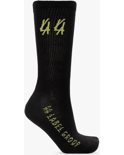 44 Label Group Socks With Logo - Black