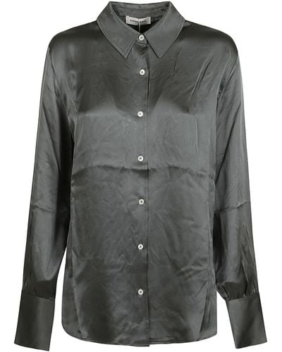 Anine Bing Long-Sleeved Shirt - Gray