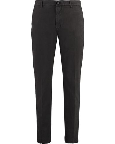 Department 5 Prince Cotton Chino Trousers - Black