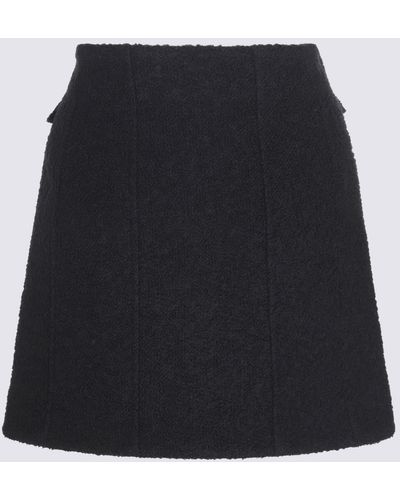 Alessandra Rich Virgin Wool Blend Knitwear - Black