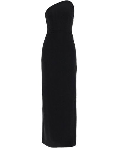 Solace London Long Eve Dress - Black