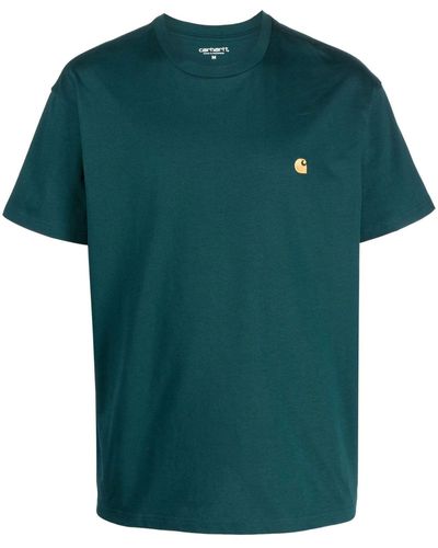 Carhartt Embroidered-logo Cotton T-shirt - Green