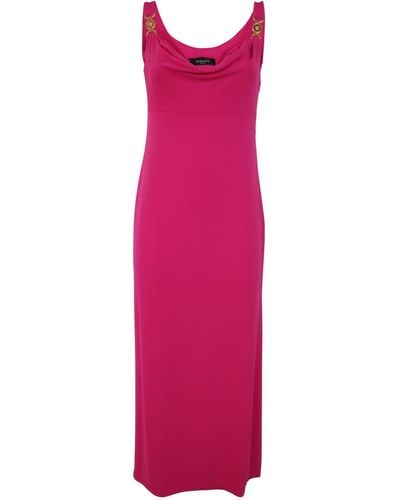 Versace Long Dress Jersey Gown - Pink