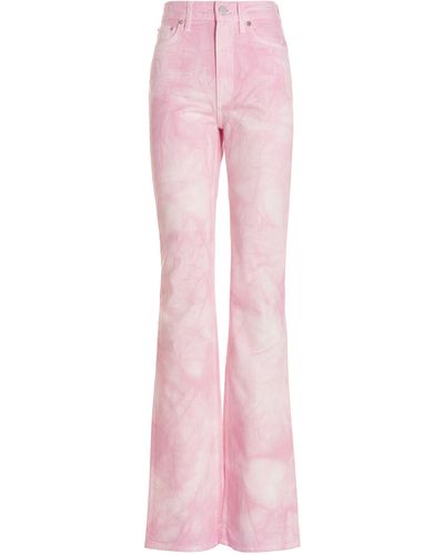 Alessandra Rich Flared Jeans - Pink