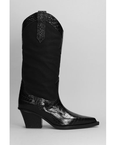 Paris Texas Rosario Texan Boots - Black