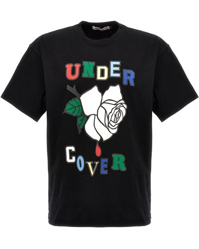 Undercover Front Print T-Shirt - Black