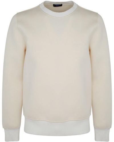 Kiton Crew Neck Sweatshirt Clothing - White