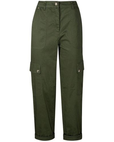 Michael Kors Tapered Leg Cargo Trousers - Green