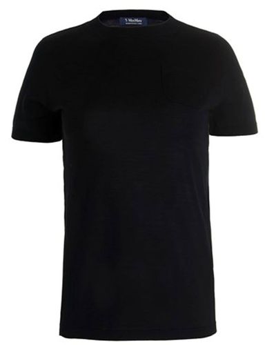 Max Mara Tea Knitted T-Shirt - Black