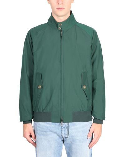 Baracuta Technical Fabric Jacket - Green