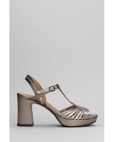 Chie Mihara Kija 44 Sandals - Metallic