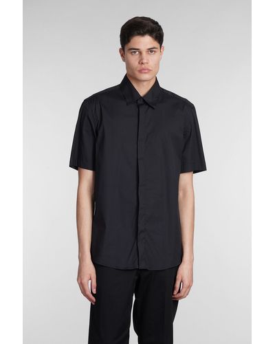 Low Brand Shirt In Black Cotton