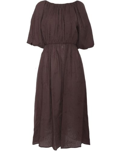 Ballantyne Flared Dress - Purple