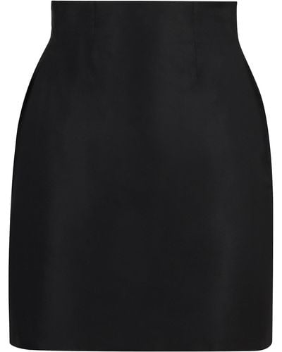 Nina Ricci Taffeta Skirt - Black