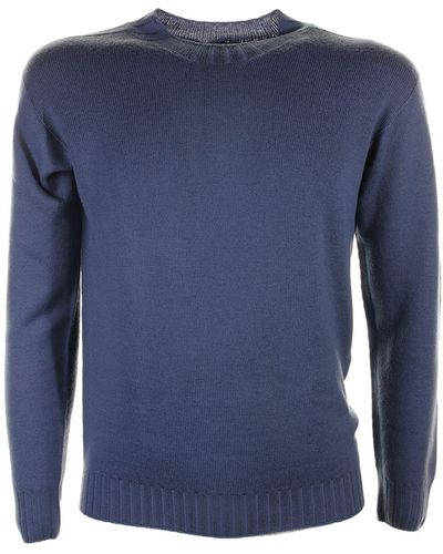Seventy Crew Neck Sweater - Blue