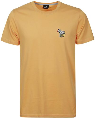 Paul Smith Slim Fit T-Shirt B&W Zebra - Yellow