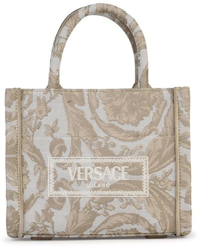 Versace Small Athena Barocco Bag - White