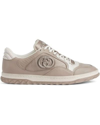 Gucci Leather Mac80 Sneakers - Natural
