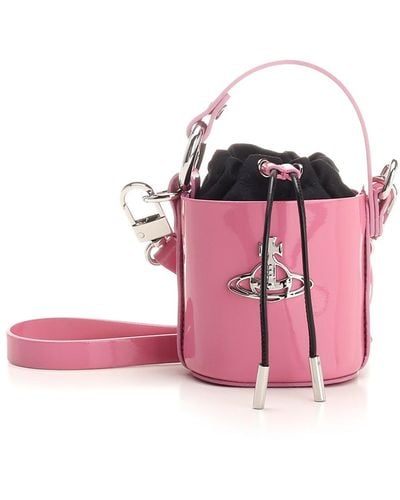 Vivienne Westwood Daisy Mini Bucket Bag - Pink
