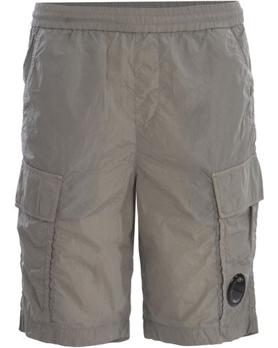 C.P. Company Cargo Shorts - Grey