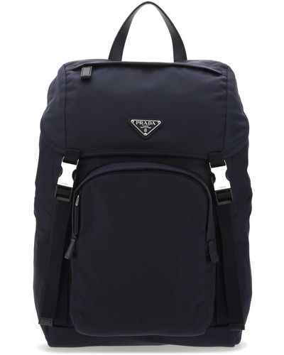 Prada Re-Nylon Backpack - Blue