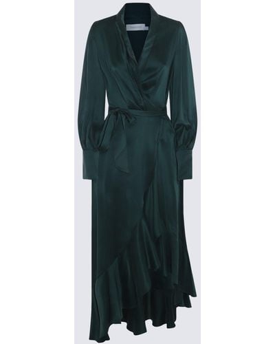 Zimmermann Jade Silk Dress - Green