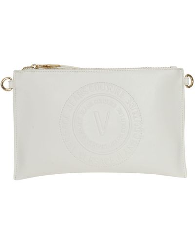 Versace Embossed Logo Bag - White