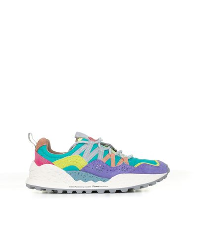 Flower Mountain Multicolored Washi Sneakers - Blue