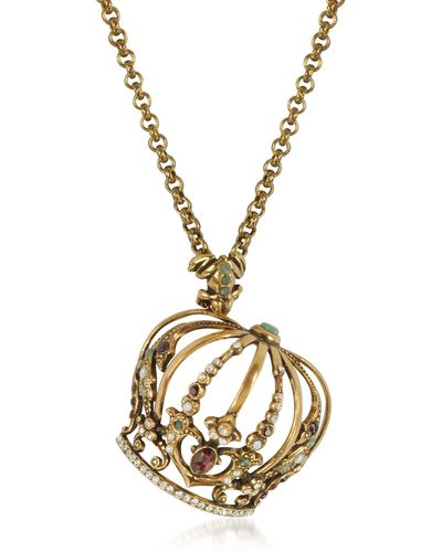 Alcozer & J En Brass Little Goddess Necklace - Metallic
