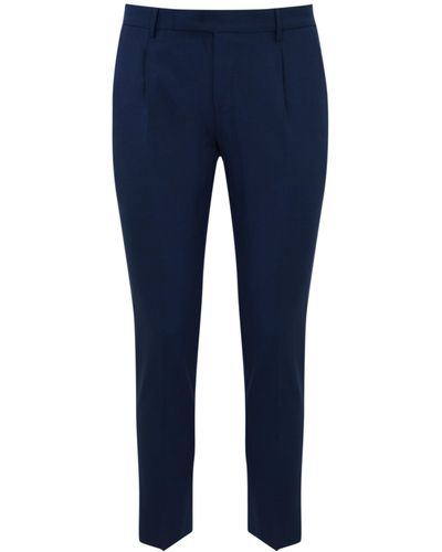PT Torino Wool Trousers - Blue