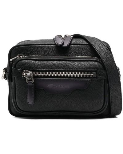 Santoni Entry Level Crossbody Bag Bags - Black