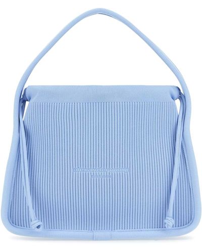 Alexander Wang Light Fabric Ryan Hand Bag - Blue