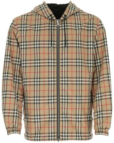 Burberry Printed Polyester Reversible K-Way - Multicolour