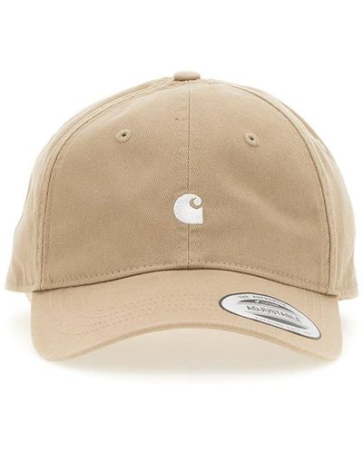 Carhartt Baseball Hat With Logo - Natural