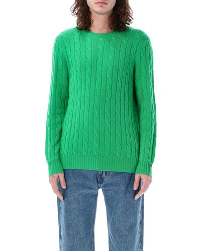 Polo Ralph Lauren Cable-Knit Sweater - Green