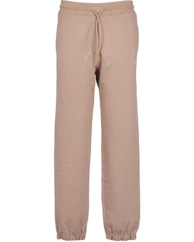 MSGM Lace-Up Cargo Track Trousers - Natural