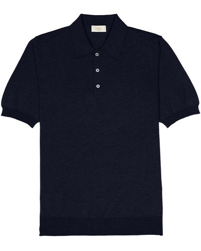 Altea Short-Sleeved Polo Shirt - Blue