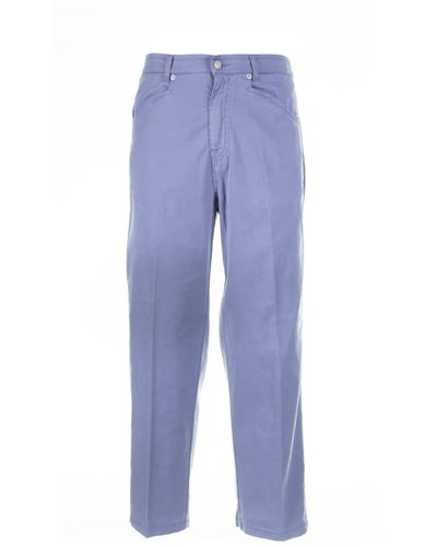 Altea Air Force Linen Trousers - Blue