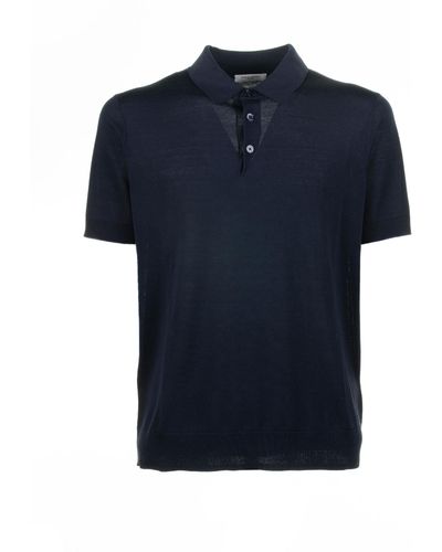 Paolo Pecora Polo Shirt With Short Sleeves - Blue