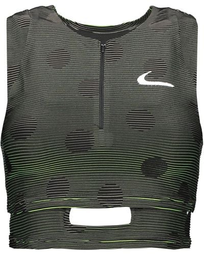 Off-White c/o Virgil Abloh Nike X Off Logo Sporty Tank-Top - Green