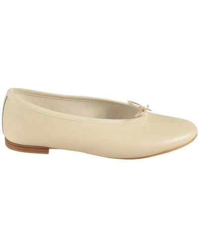 Repetto Bow Tie Detail Ballerinas - Natural