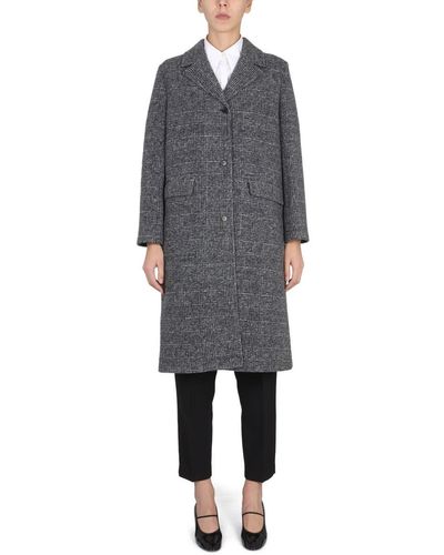 Department 5 Single-Breasted Coat - Grey