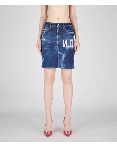 DSquared² Skirts - Blue