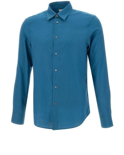 Paul Smith Cotton Blend Shirt - Blue