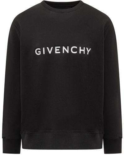 Shop GIVENCHY Givenchy hoodie in felpa with destroyed effect