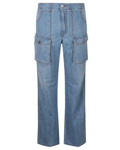 Ermanno Scervino Cargo Jeans - Blue