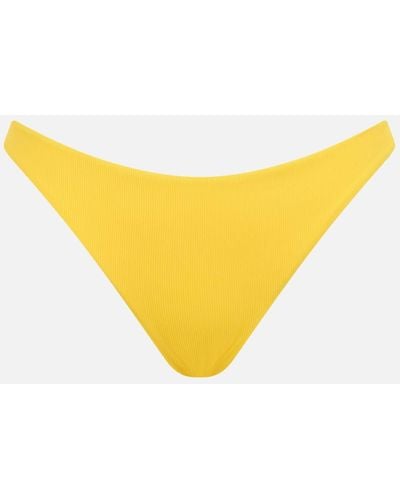Mc2 Saint Barth Yellow Cheeky Swim Briefs